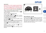 Предварительный просмотр 21 страницы Opus BWM 180 Operating Instructions Manual