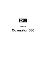 Preview for 1 page of Opus Coverator 330 User Manual