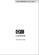 Предварительный просмотр 1 страницы Opus dataPREDATOR User Manual