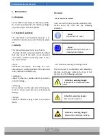 Предварительный просмотр 4 страницы Opus LD 1.2 Installation And User Manual