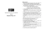 Opus MasterPress 01 Operating, Maintenance And Health Safe Manual предпросмотр