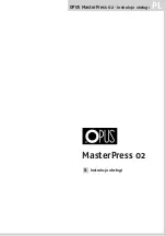 Preview for 1 page of Opus MasterPress 02 User Manual