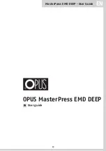 Preview for 23 page of Opus MasterPress EMD DEEP User Manual