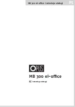 Opus MB 300 el-office User Manual предпросмотр