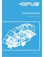 Opus OFC195C Owner'S Handbook Manual preview