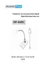 Opus OP-6505 User Manual preview