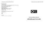 Preview for 1 page of Opus RoloCUT A3 LED User Manual