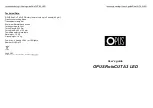 Preview for 3 page of Opus RoloCUT A3 LED User Manual