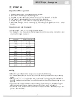 Preview for 7 page of Opus TB 250 User Manual