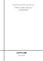 Preview for 1 page of Opus Trio Scala Installation Manual