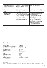 Предварительный просмотр 5 страницы Opus VS 1202 CD User Manual