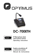 Preview for 1 page of Opvimus DC-700ETH Operating Instructions Manual