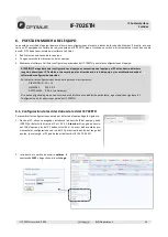 Preview for 40 page of Opvimus IF-702ETH Operating Instructions Manual