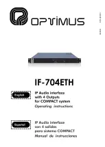 Предварительный просмотр 1 страницы Opvimus IF-704ETH Operating Instructions Manual