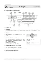 Preview for 9 page of Opvimus IF-7P4/0E Operating Instructions Manual