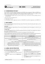 Preview for 12 page of Opvimus ME-200C Operating Instructions Manual