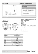 Предварительный просмотр 3 страницы Opvimus MI-PMU16 Quick Manual