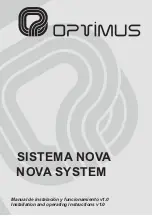 Opvimus NOVA-500 Installation And Operating Instructions Manual предпросмотр