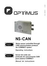 Preview for 1 page of Opvimus NS-CAN Operating Instructions Manual