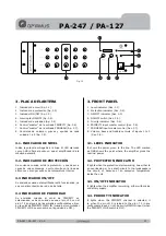 Предварительный просмотр 11 страницы Opvimus PA-127 Operating Instructions And Owner'S Manual