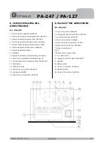 Предварительный просмотр 27 страницы Opvimus PA-127 Operating Instructions And Owner'S Manual