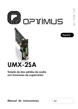 Preview for 11 page of Opvimus UMX-2SA Operating Instructions Manual