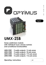 Предварительный просмотр 2 страницы Opvimus UMX-2SB Operating Instructions Manual