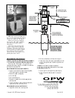 Предварительный просмотр 2 страницы OPW 61fSTOP-1000 Installation Instructions