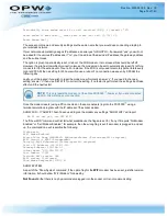 Preview for 15 page of OPW M00-051.00 FSC3000 Command-Line Configuration Manual