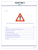 Preview for 2 page of OPW NTS-PU Series Quick Start Manual