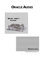 Preview for 1 page of Oracle DELPHI MARK V Owner'S Manual