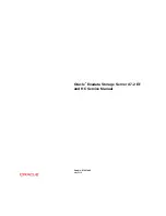 Preview for 1 page of Oracle Exadata Storage Server X7-2 EF Service Manual