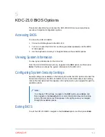 Предварительный просмотр 15 страницы Oracle KDC-210 Setup Manual