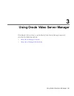 Preview for 25 page of Oracle Oracle Video Server Getting Started Manual