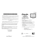 Предварительный просмотр 1 страницы Oracle OTIU 608-1 Manual