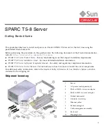Oracle SPARC T5-8 Getting Started Manual preview