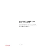 Oracle StorageTek 8 Gb FC PCIe HBA Installation Manual preview