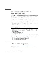 Preview for 6 page of Oracle Sun Blade X6240 Product Notes