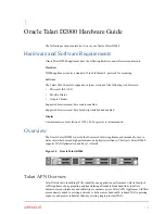 Предварительный просмотр 7 страницы Oracle Talari D2000 Hardware Manual