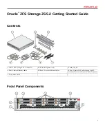 Preview for 1 page of Oracle ZFS Storage ZS5-2 Getting Started Manual