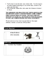 Предварительный просмотр 8 страницы O'Rageous 153335 Owner'S Manual