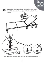 Preview for 9 page of Orange-Casual OC-WK-026 Assembly Instructions Manual