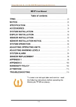 Orange Electronic M207 User Manual preview