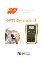 Предварительный просмотр 1 страницы Orange Electronic OPSS Gen. 2 Manual