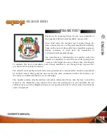 Предварительный просмотр 2 страницы ORANGE AD200B MKIII Owner'S Manual