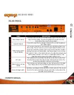 Предварительный просмотр 10 страницы ORANGE AD200B MKIII Owner'S Manual