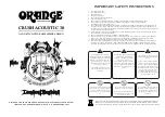 Предварительный просмотр 1 страницы ORANGE CRUSH ACOUSTIC 30 Manual