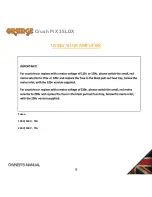 Preview for 9 page of ORANGE Crush PiX 35LDX Owner'S Manual