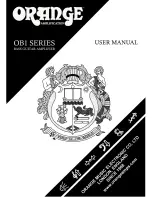 Preview for 1 page of ORANGE OB1 Series User Manual