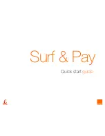 ORANGE Surf & Pay Quick Start Manual предпросмотр